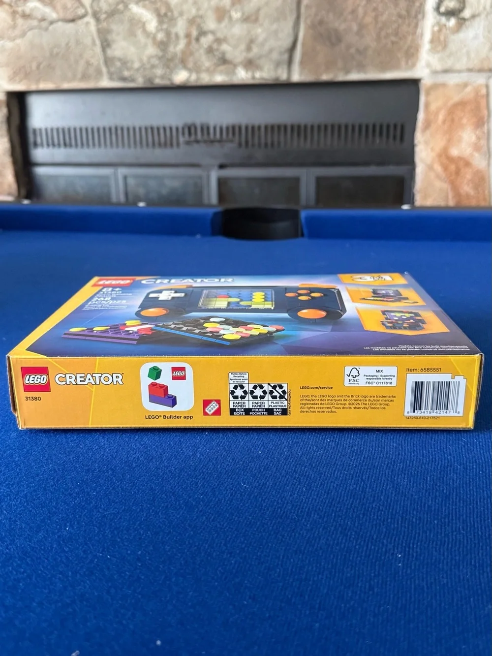 Lego Creator 3-in-1 Retro Arcade Set - Blue, Yellow, Purple